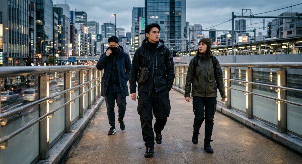 Die besten techwear outfits für städtische Abenteuer
